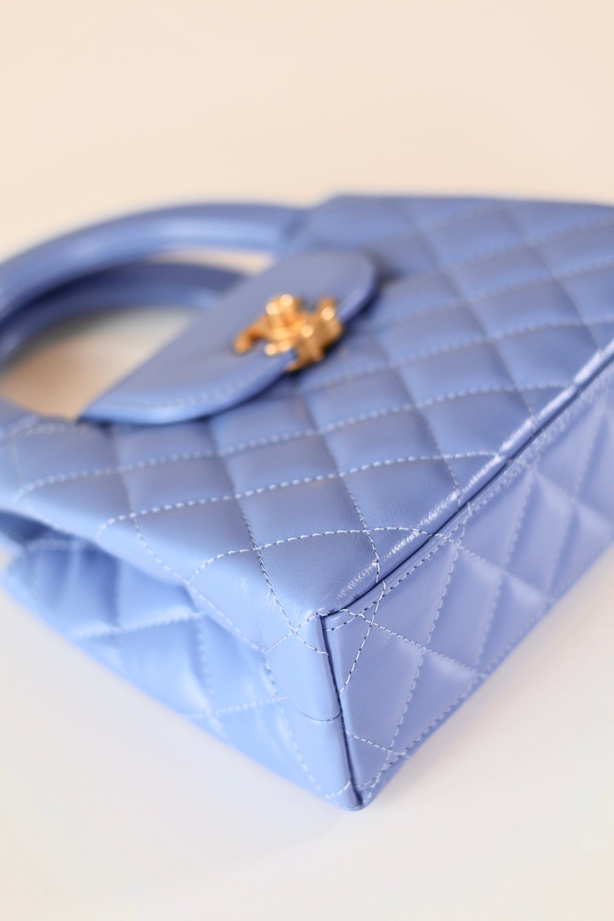 Chanel Kelly Top Handle Blue