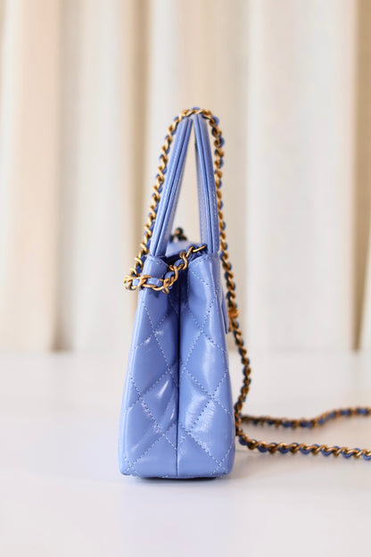 Chanel Kelly Top Handle Blue
