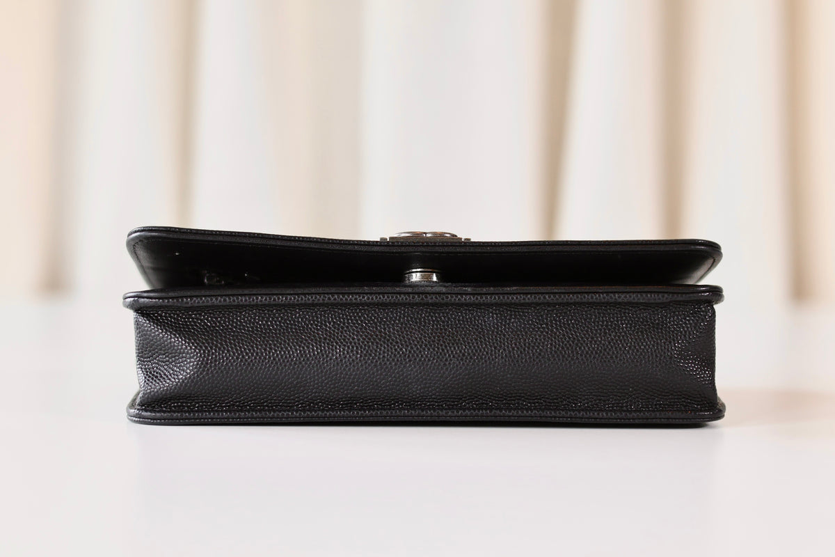 Chanel Boy Wallet On Chain Black