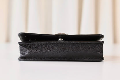 Chanel Boy Wallet On Chain Black