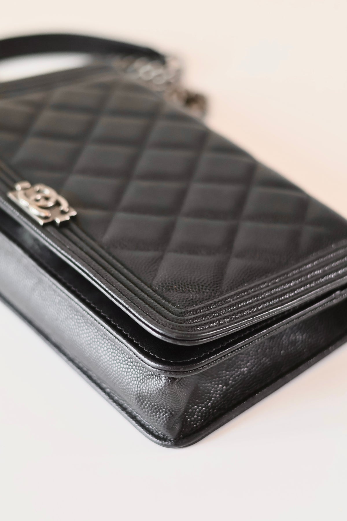 Chanel Boy Wallet On Chain Black