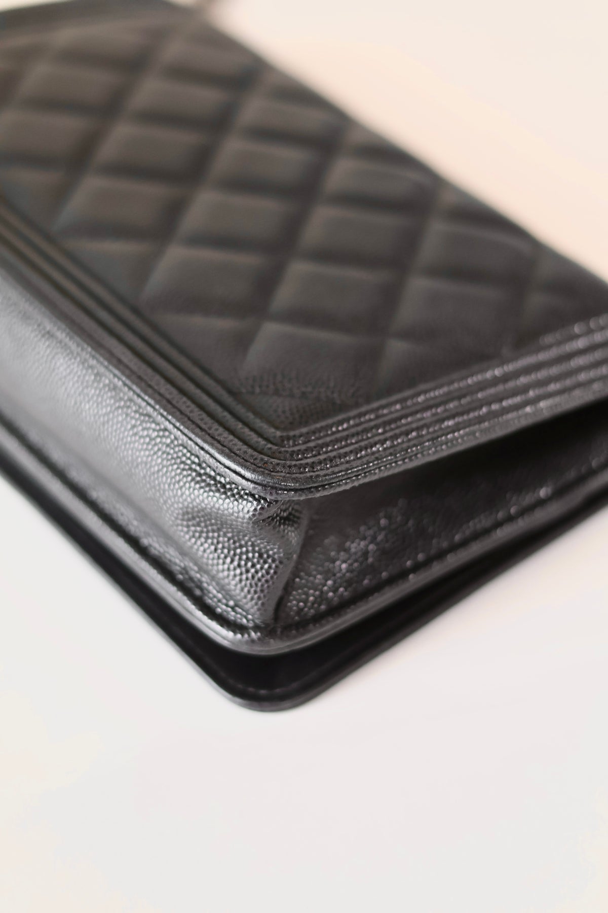 Chanel Boy Wallet On Chain Black