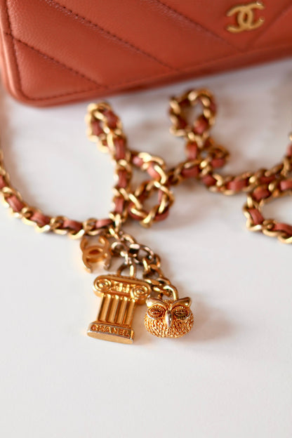Chanel Chevron Wallet On Chain