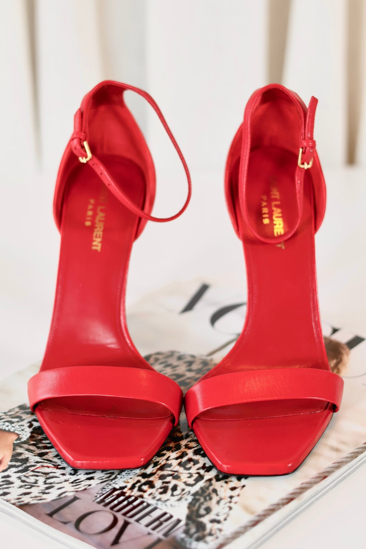Saint Laurent Heels Red