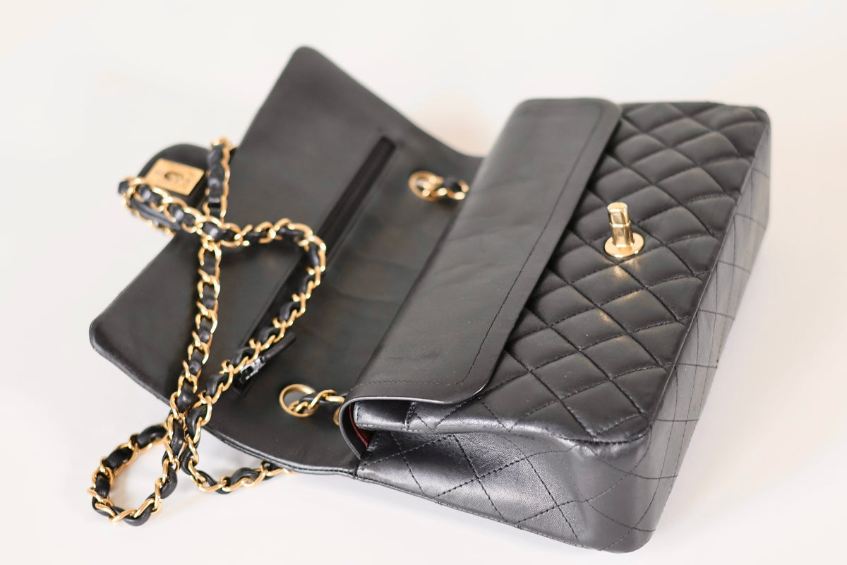 Chanel Medium Classic Double Flap Bag Black