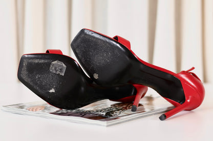 Saint Laurent Heels Red