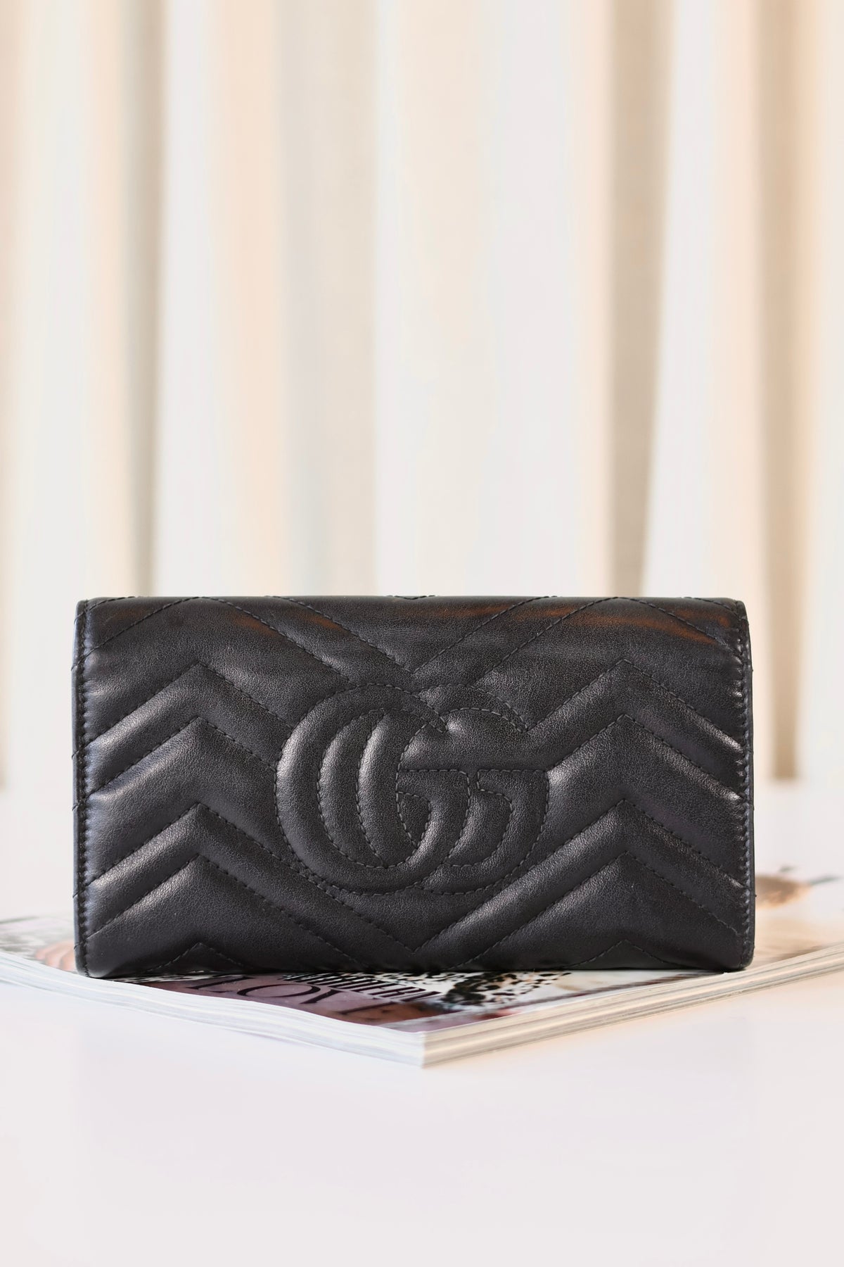 Gucci GG Marmont Wallet Black