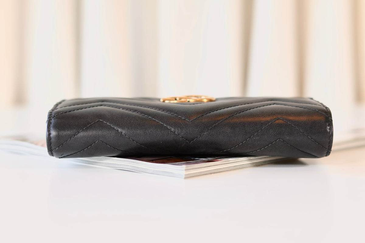 Gucci GG Marmont Wallet Black
