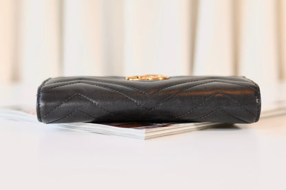 Gucci GG Marmont Wallet Black