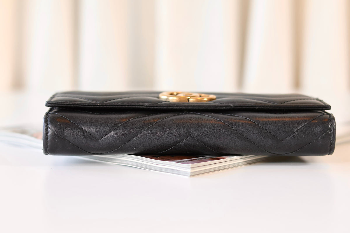 Gucci GG Marmont Wallet Black