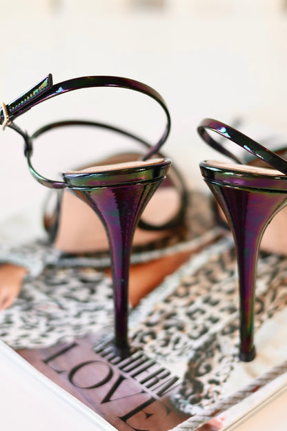 Gianvito Rossi Heels Metallic Purple