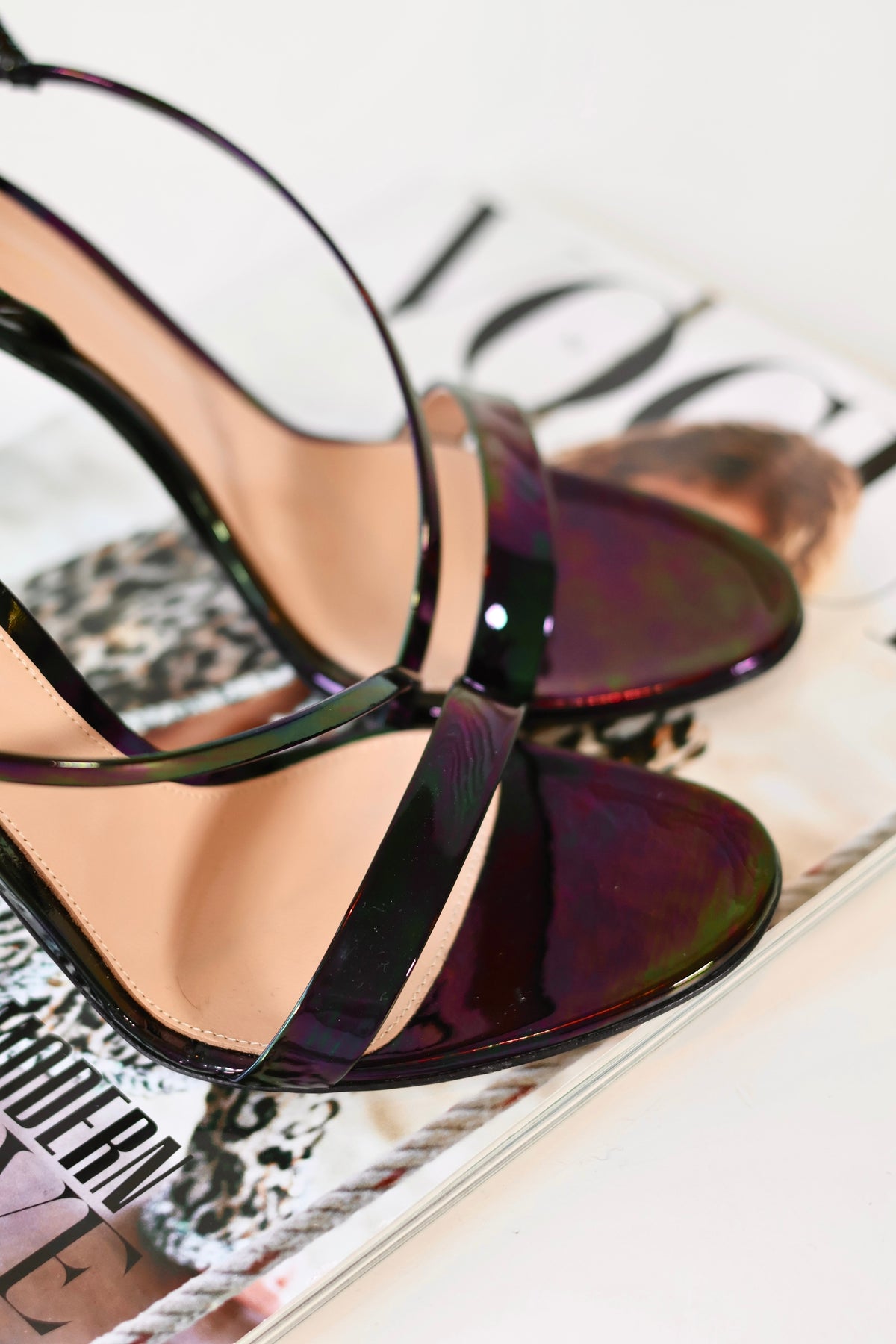Gianvito Rossi Heels Metallic Purple