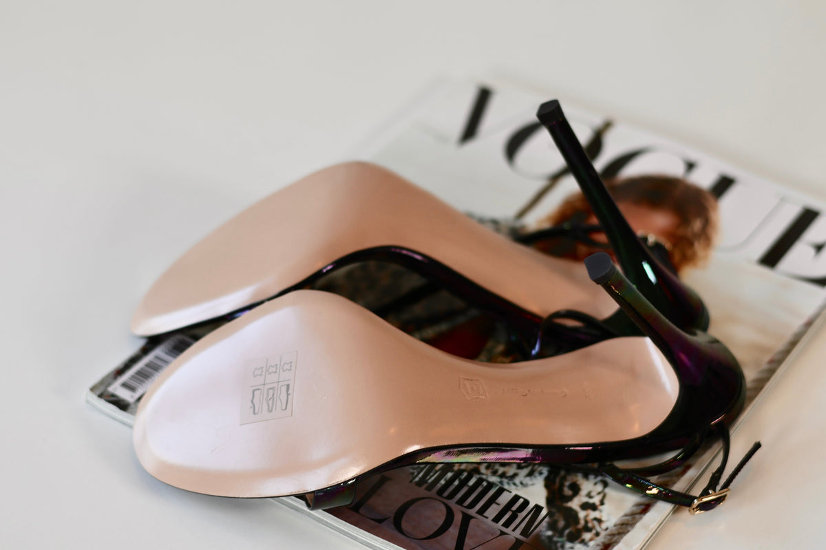 Gianvito Rossi Heels Metallic Purple
