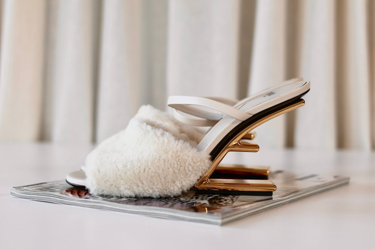 Fendi First Shearling Heels