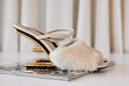 Fendi First Shearling Heels
