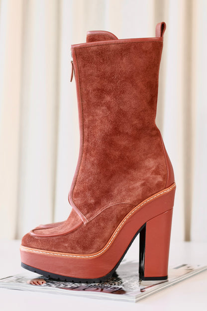 Hermès Suede Leather Boots