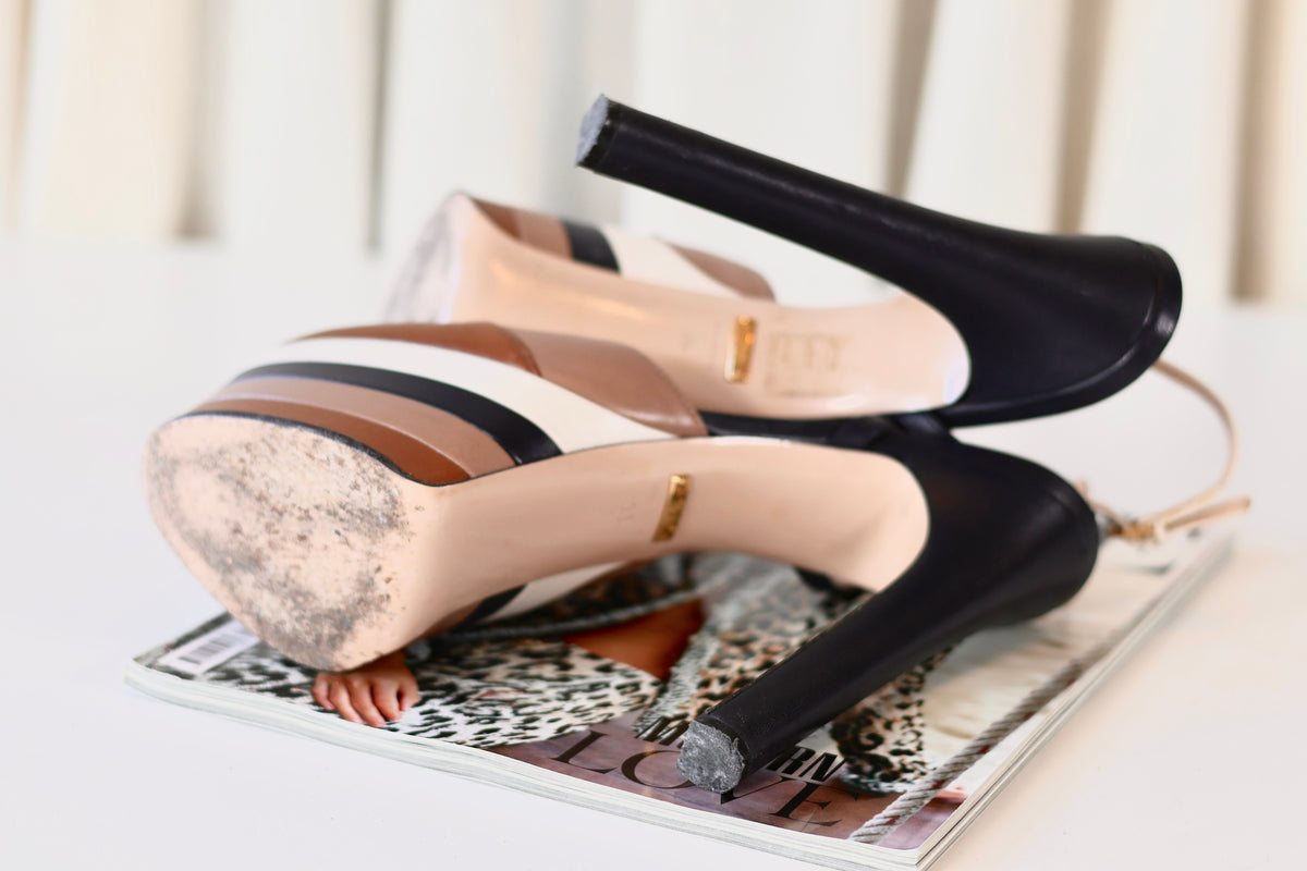 Gucci Platform Heels Brown