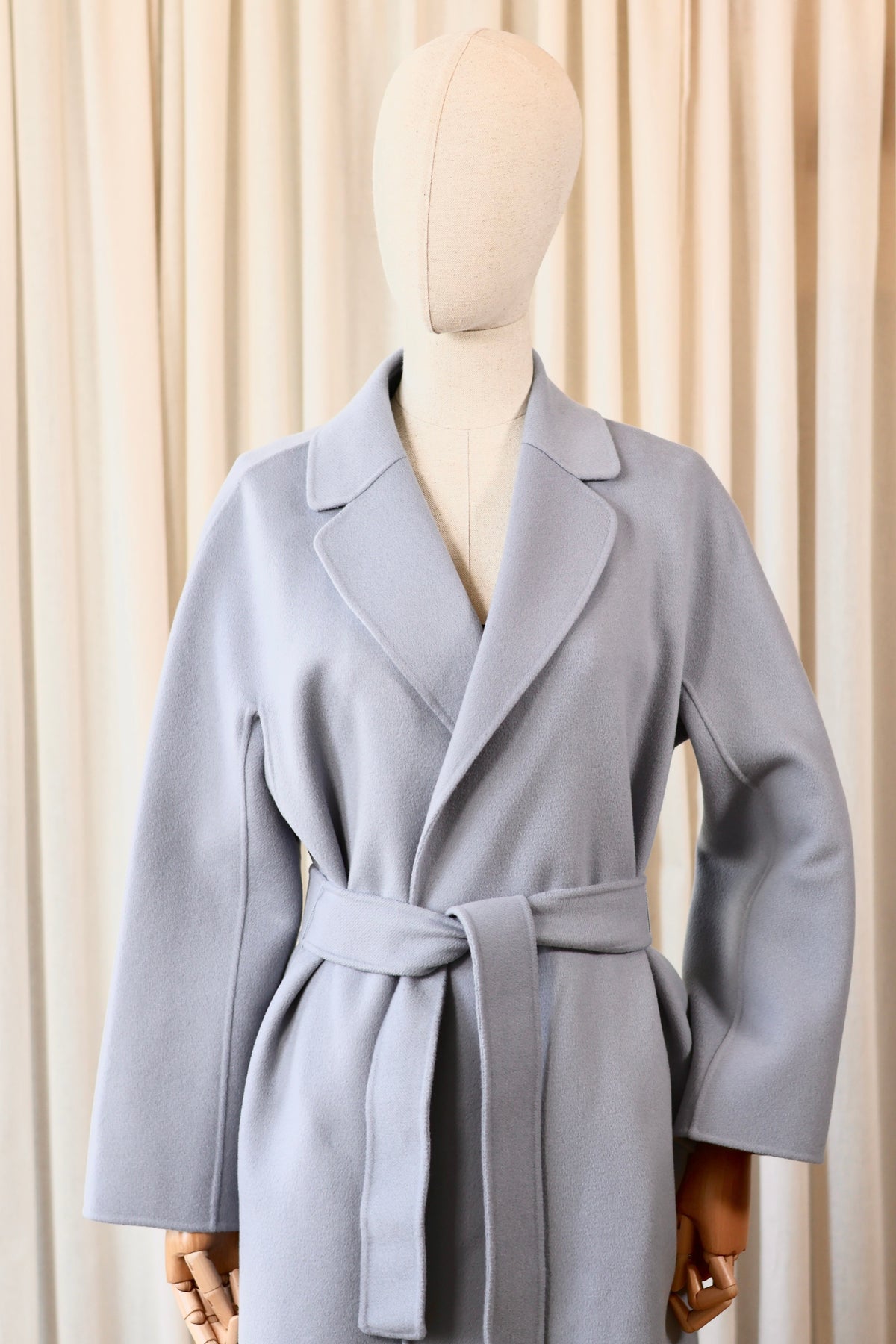 Max Mara Coat Light Blue