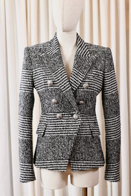 Balmain Blazer Light Black & White