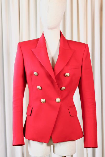 Balmain Blazer Red