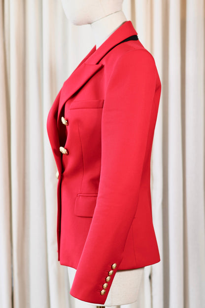 Balmain Blazer Red