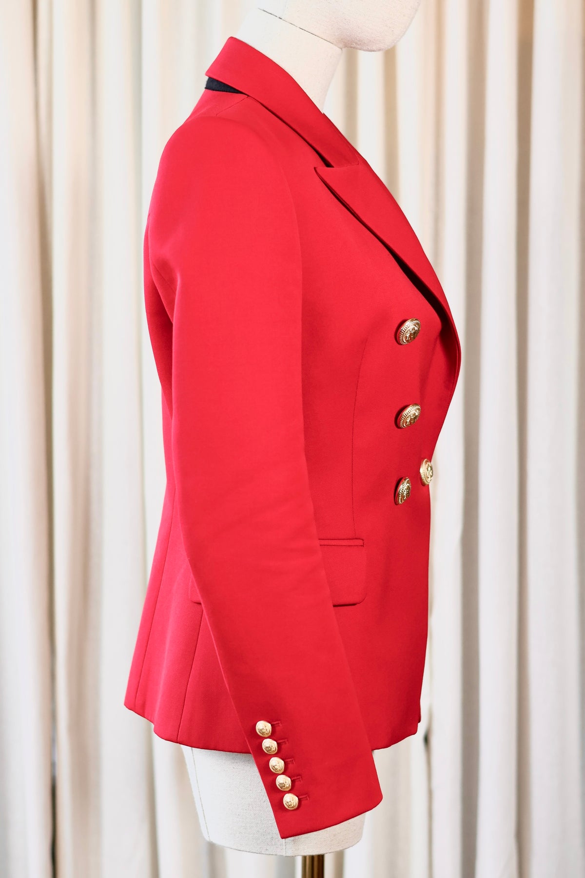 Balmain Blazer Red