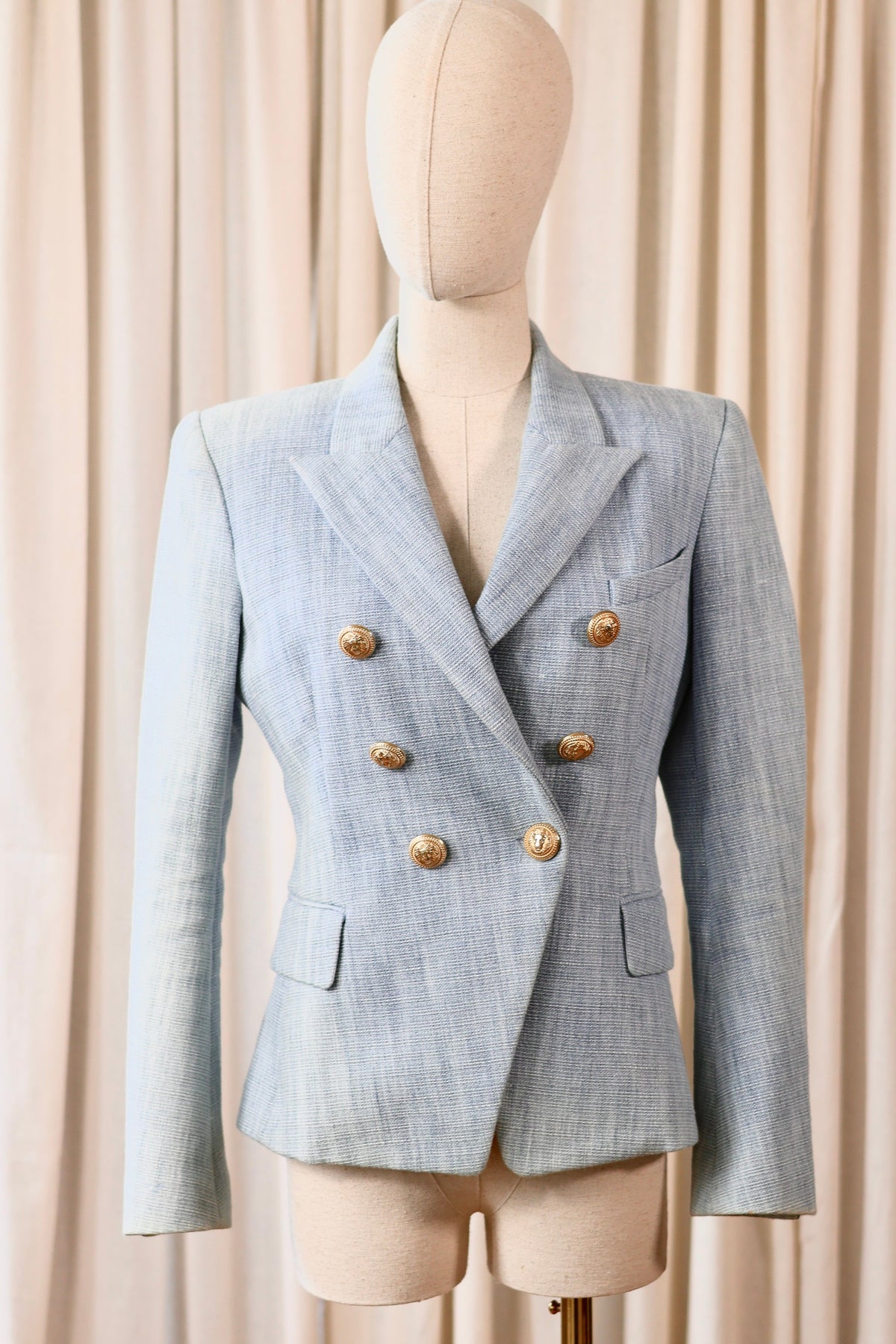 Balmain Blazer Light Blue