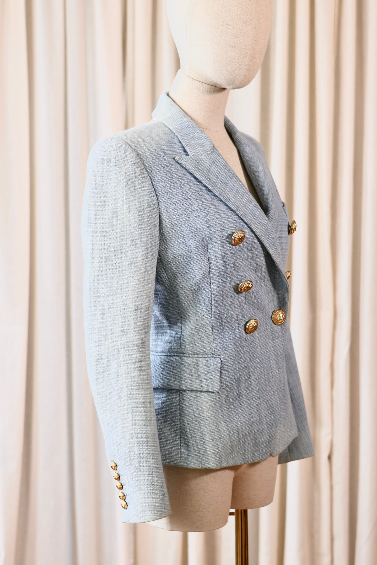 Balmain Blazer Light Blue