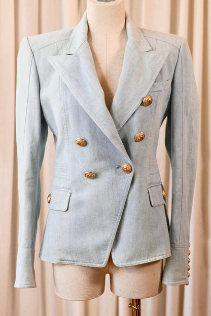 Balmain Blazer Denim