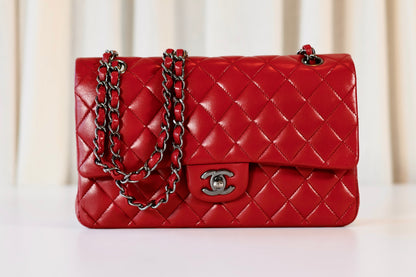 Chanel Medium Classic Double Flap Bag Red