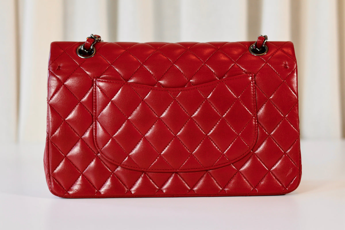 Chanel Medium Classic Double Flap Bag Red