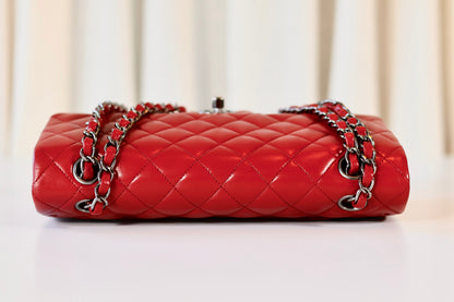 Chanel Medium Classic Double Flap Bag Red