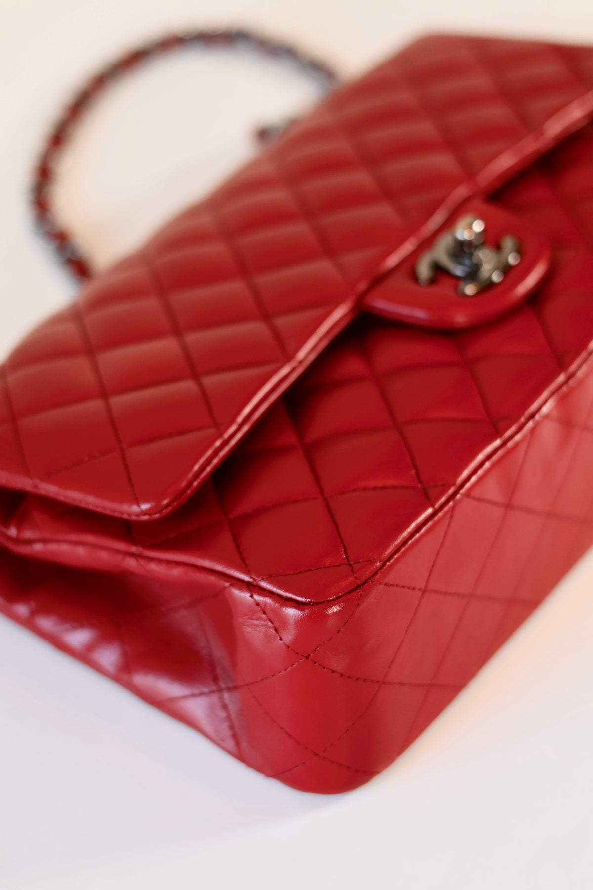 Chanel Medium Classic Double Flap Bag Red