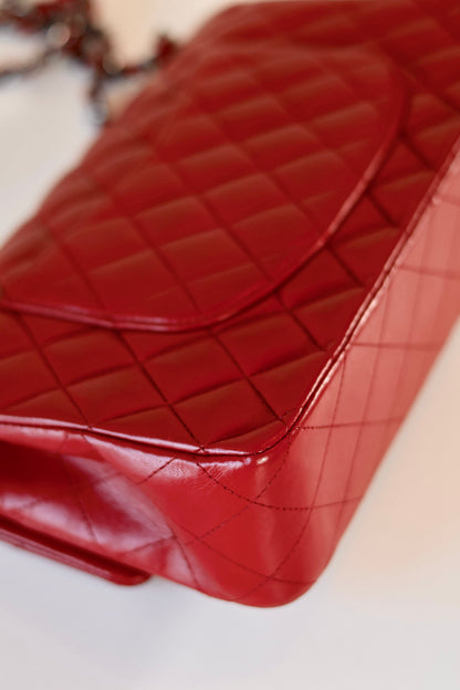 Chanel Medium Classic Double Flap Bag Red