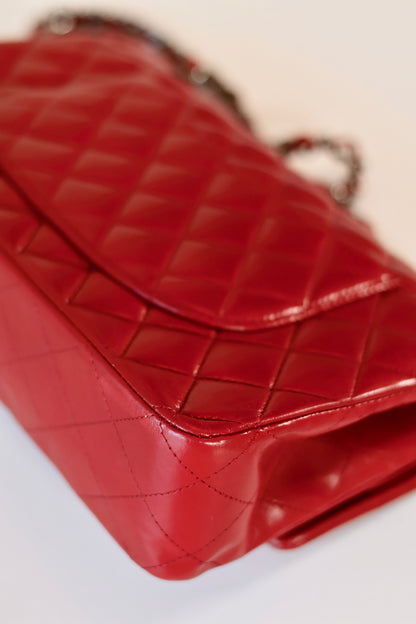 Chanel Medium Classic Double Flap Bag Red