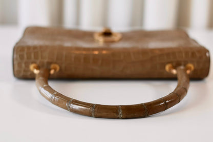 Hermes crocodille handbag