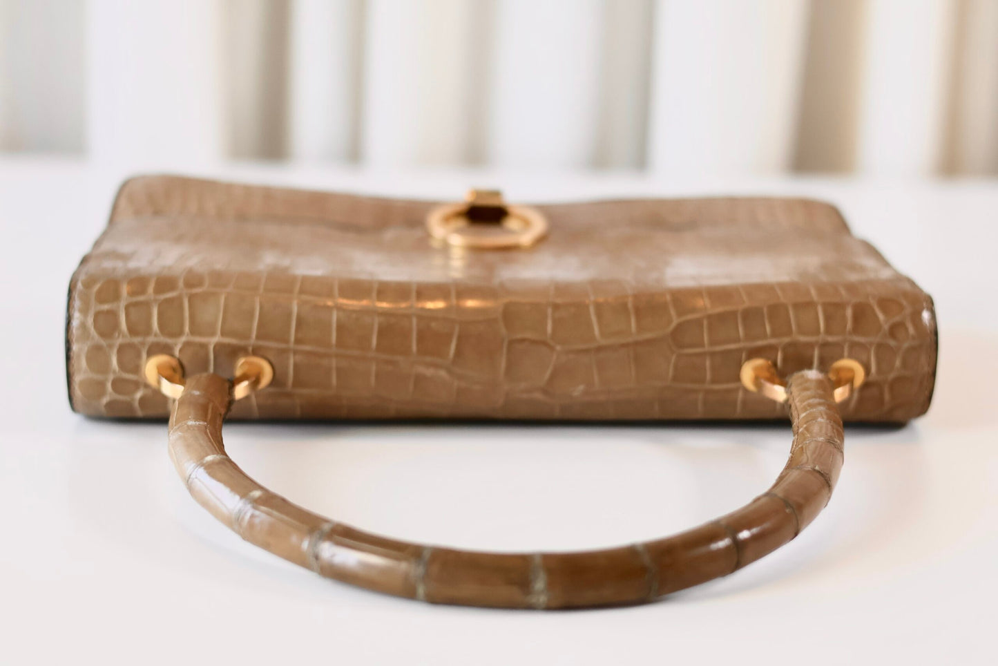 Hermes crocodille handbag