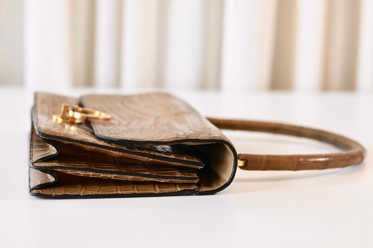 Hermes crocodille handbag