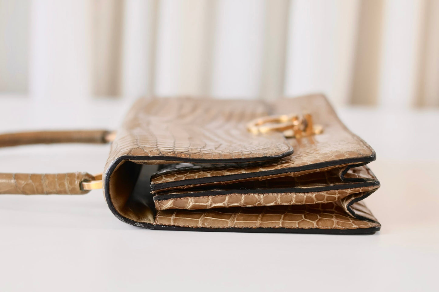 Hermes crocodille handbag