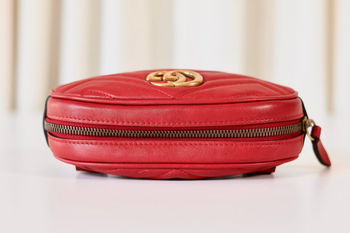 Gucci Marmont belt bag red