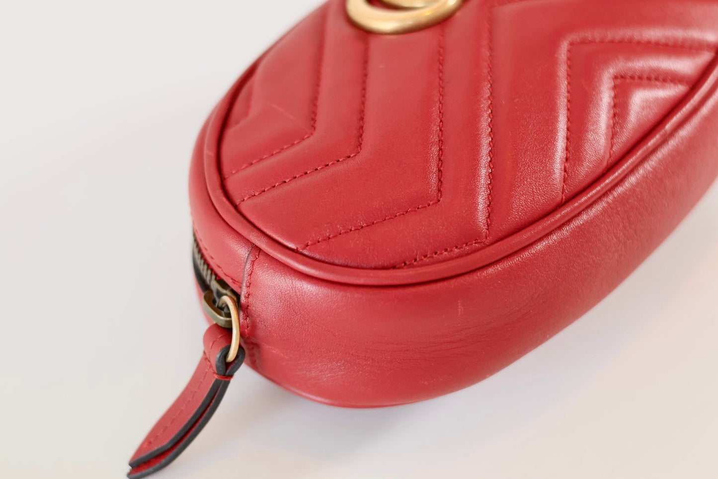 Gucci Marmont belt bag red