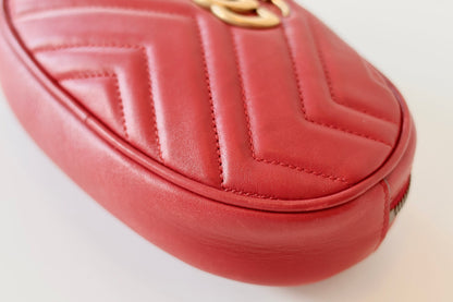 Gucci Marmont belt bag red