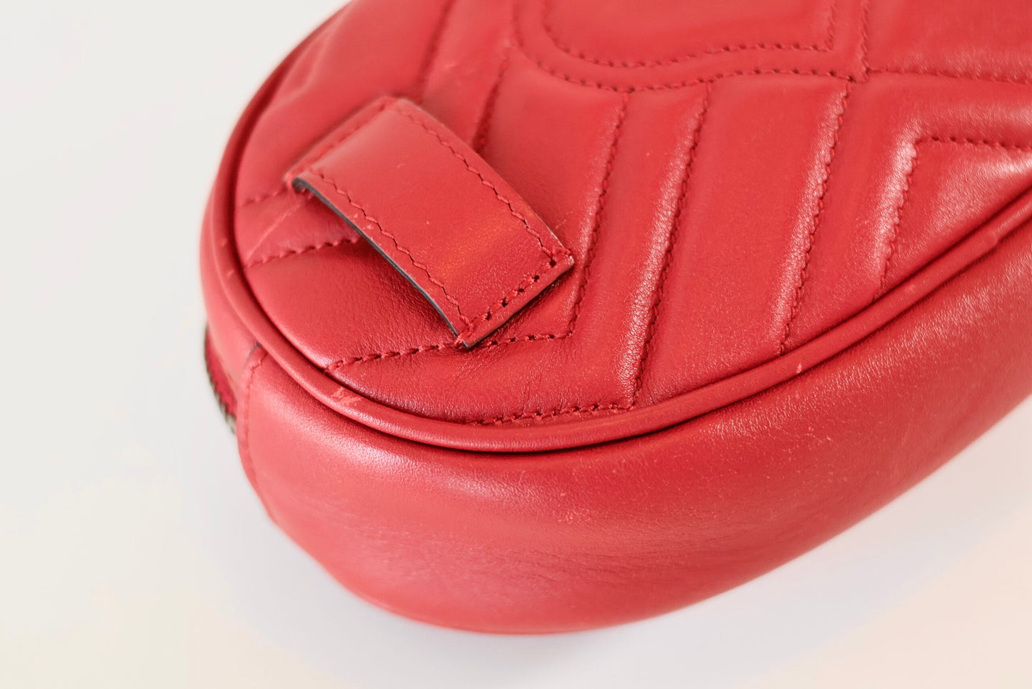 Gucci Marmont belt bag red