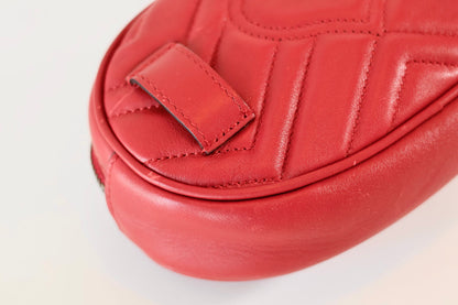 Gucci Marmont belt bag red