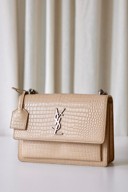 Saint Laurent Sunset medium beige