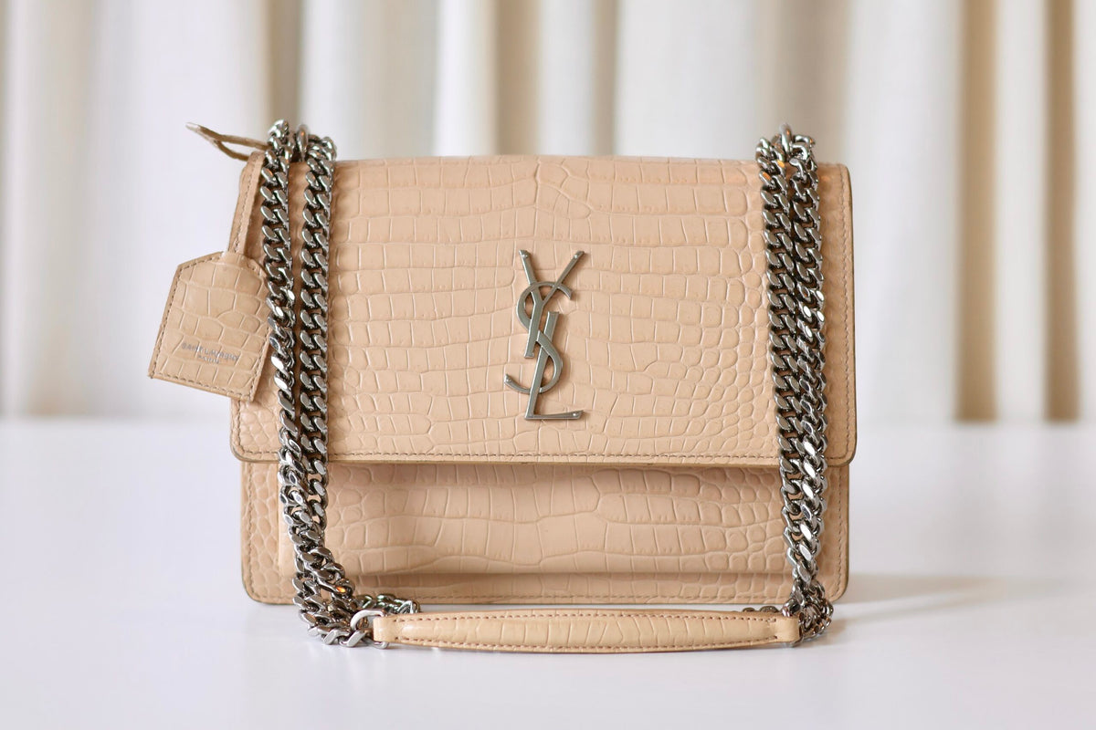 Saint Laurent Sunset medium beige