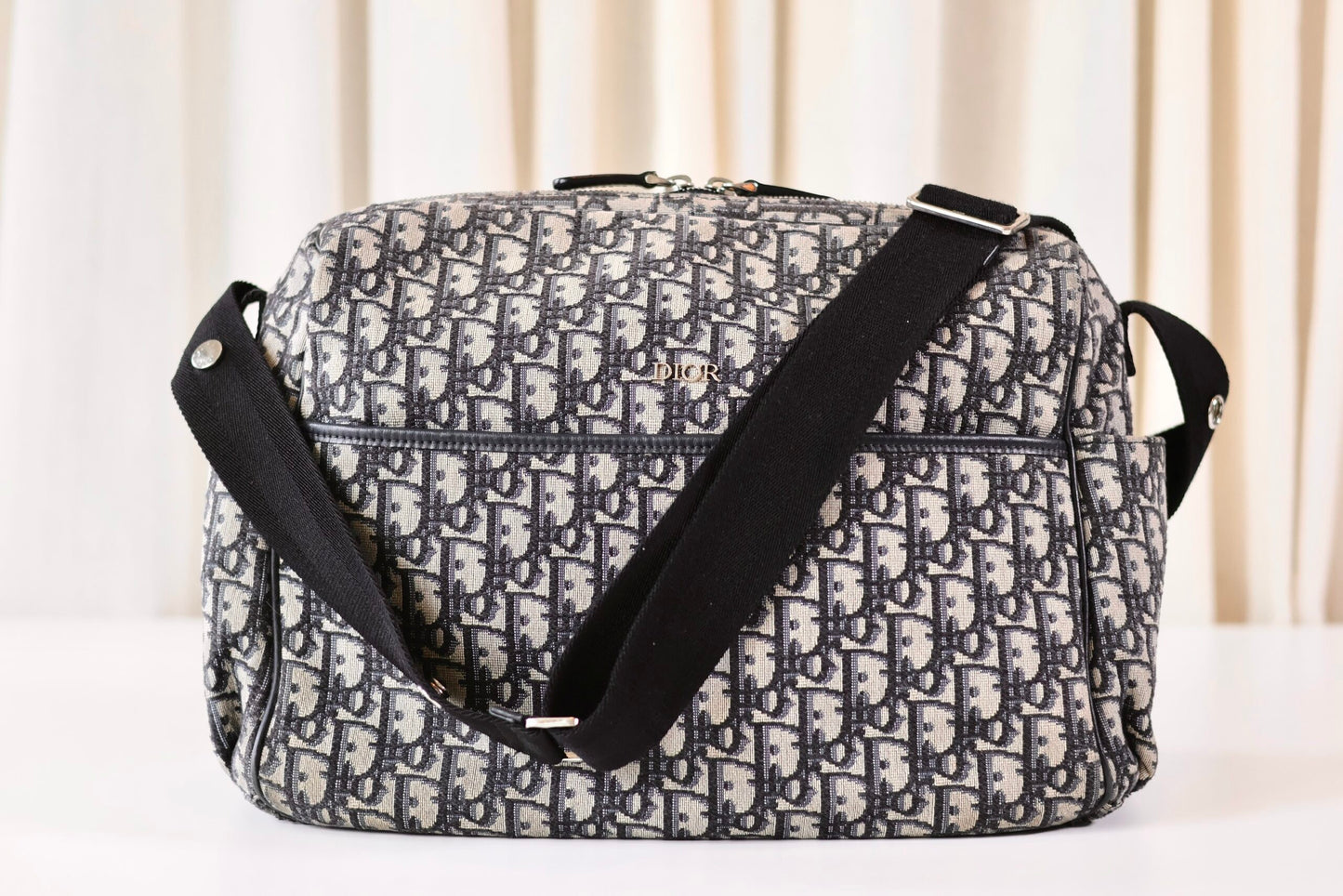 Dior oblique diaper bag