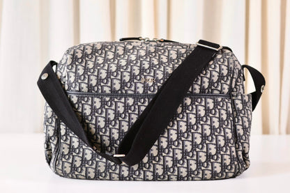 Dior oblique diaper bag