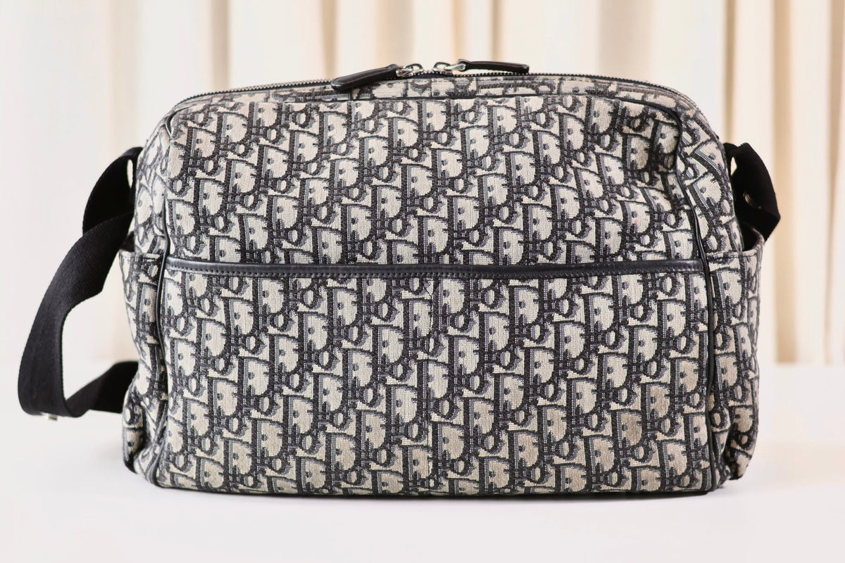 Dior oblique diaper bag