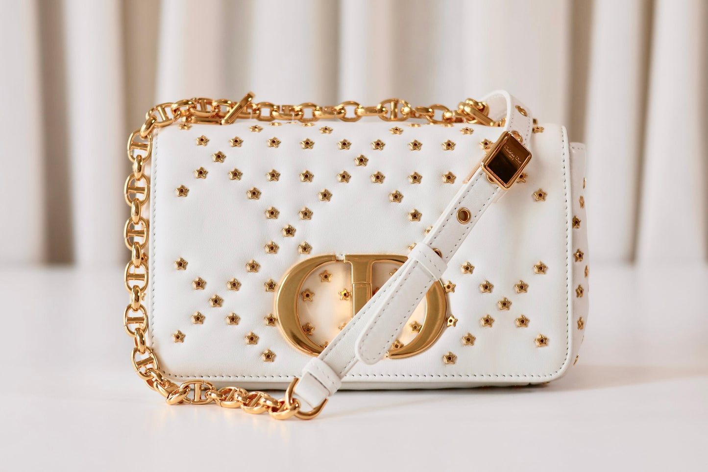 Dior Caro white gold stars